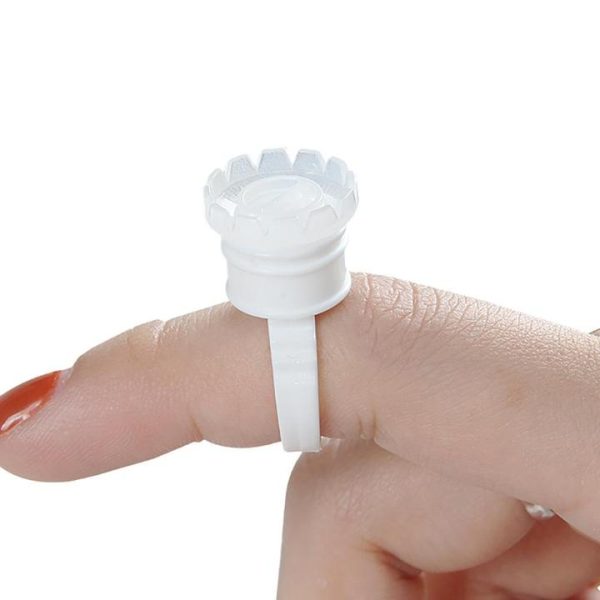 Flower Glue Cup (Glue Ring) for Volume Eyelash Extensions Fanning